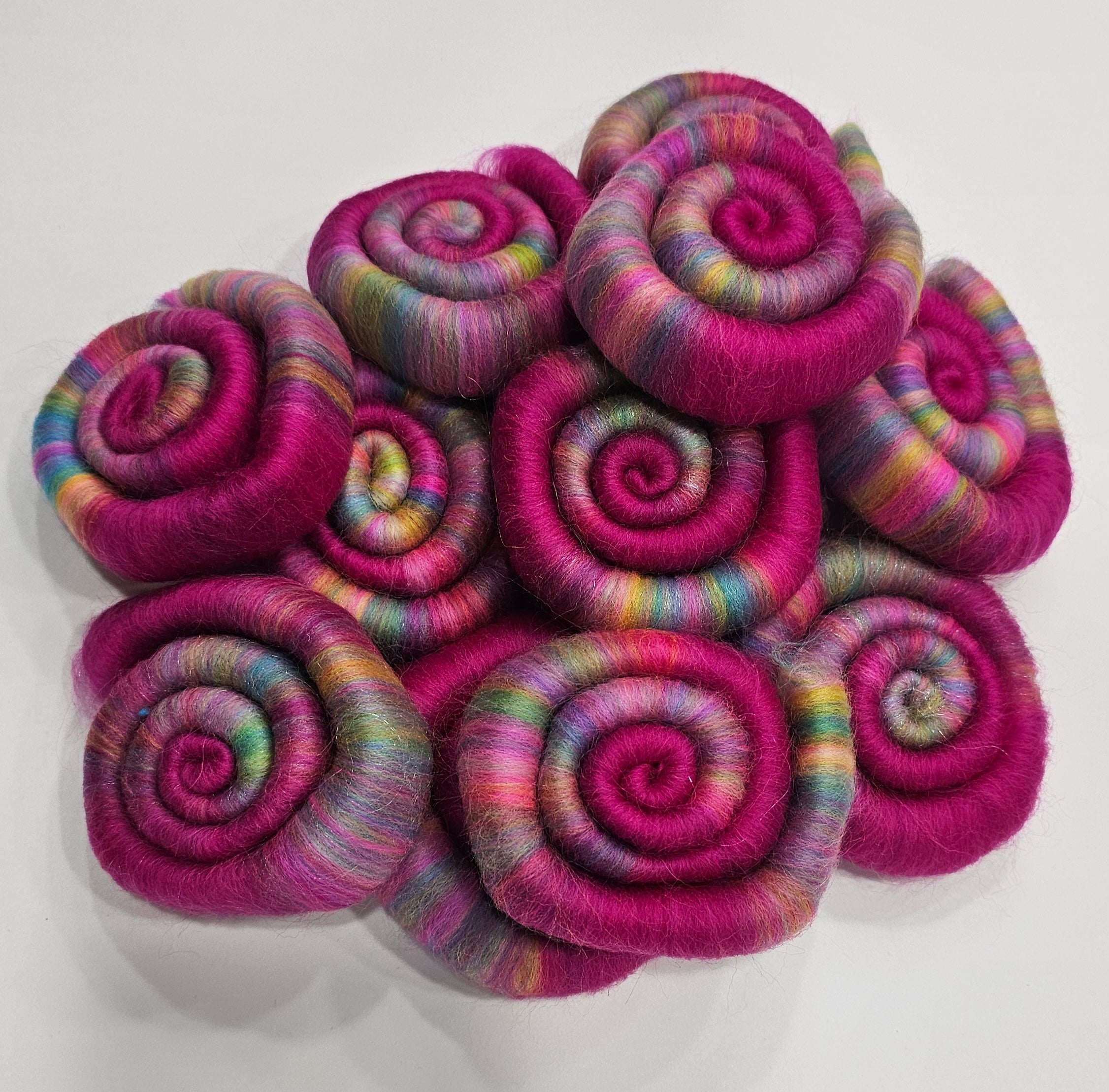 Fuchsia Rainbow Swirl
